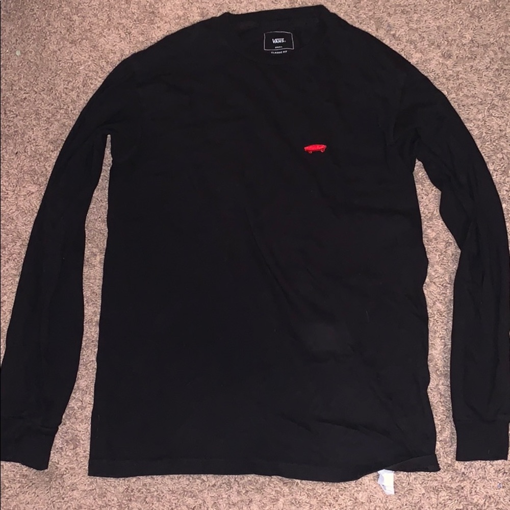 men vans long sleeve t-shirt